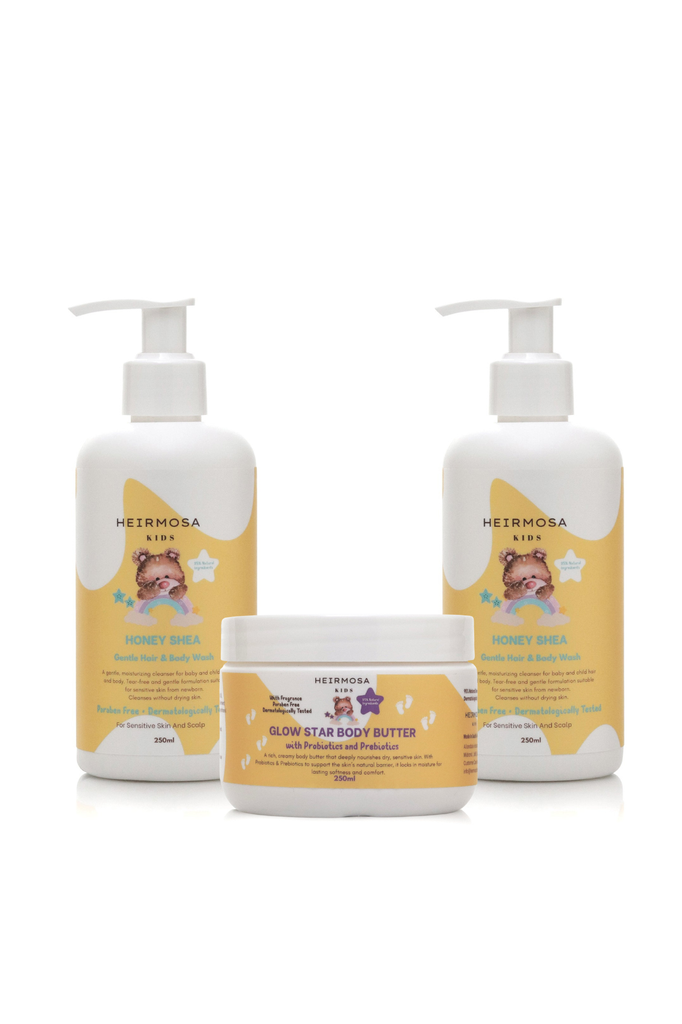 Heirmosa Honey Shea Conditioning Hair & Body Wash/Cleanser and Glow Star Body Water-BF2025